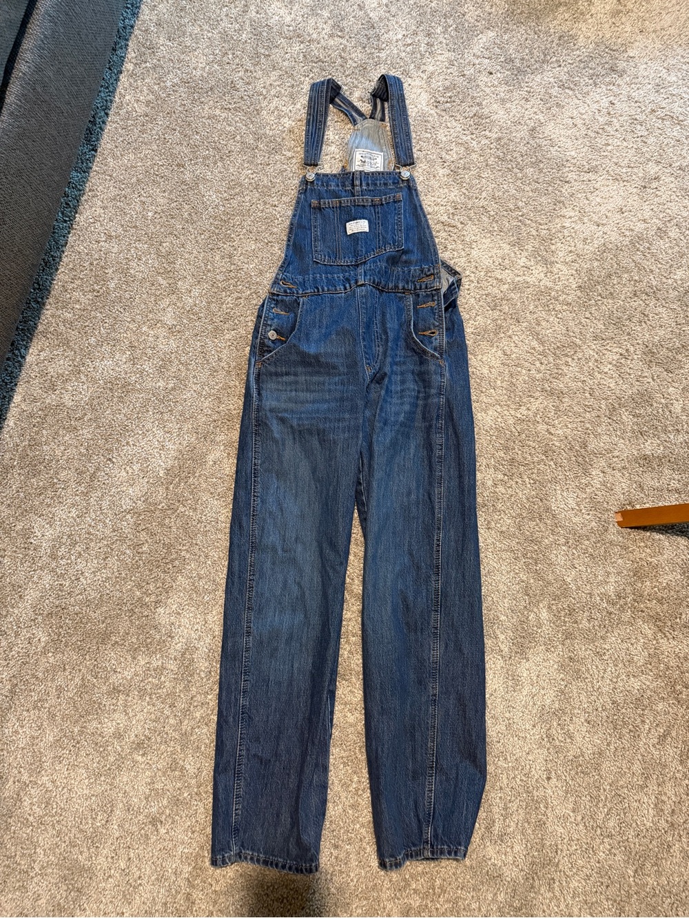 Levi's Dark Blue Relaxed Denim Overalls
